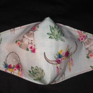 Southwestern Shabby Chic Face Mask